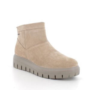 Stivaletti con Zeppa da Donna – Beige con Zip igi&co