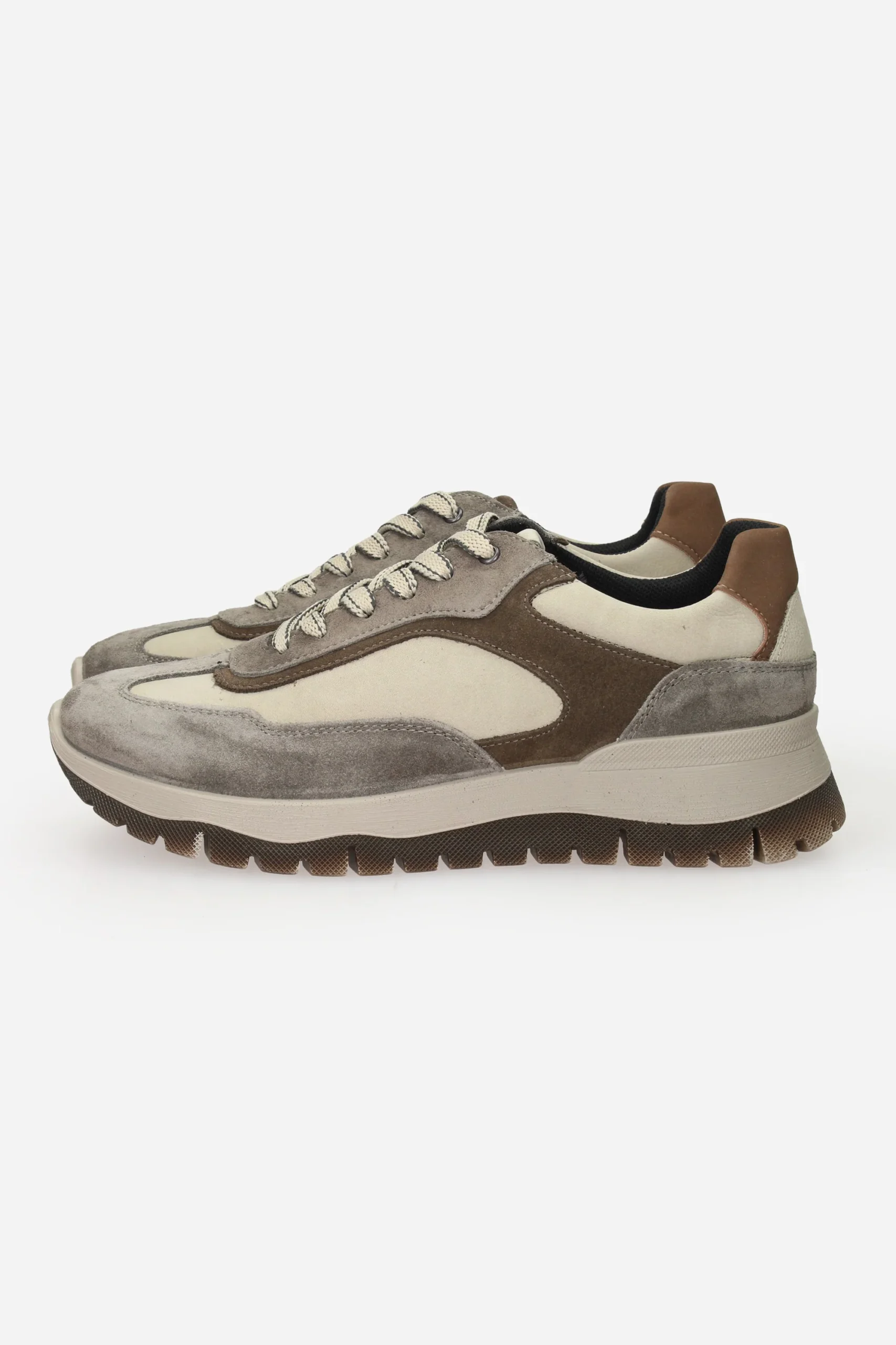 Sneakers Uomo in Eco Pelle e Camoscio – Fango igi&co - immagine 3