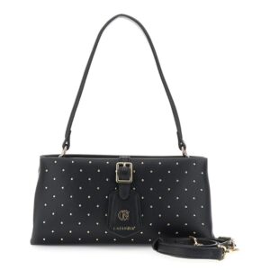 Minibag Donna CafèNoir in Pelle Nera con Microborchie