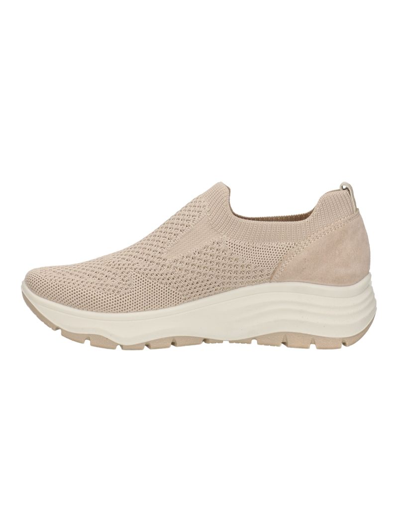 SLIP ON ENVAL DONNA TESSUTO BEIGE - immagine 4