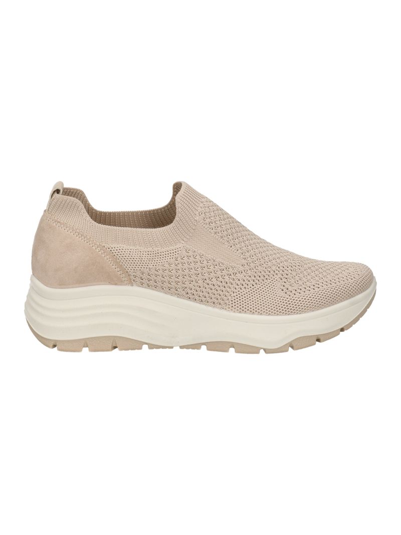 SLIP ON ENVAL DONNA TESSUTO BEIGE - immagine 5