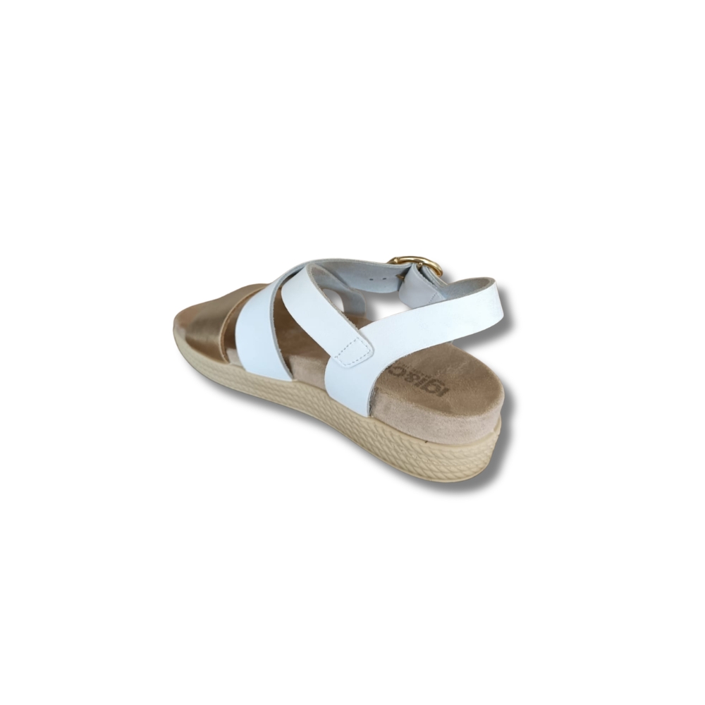 SANDALO IGI&CO BIANCO/ORO - immagine 2