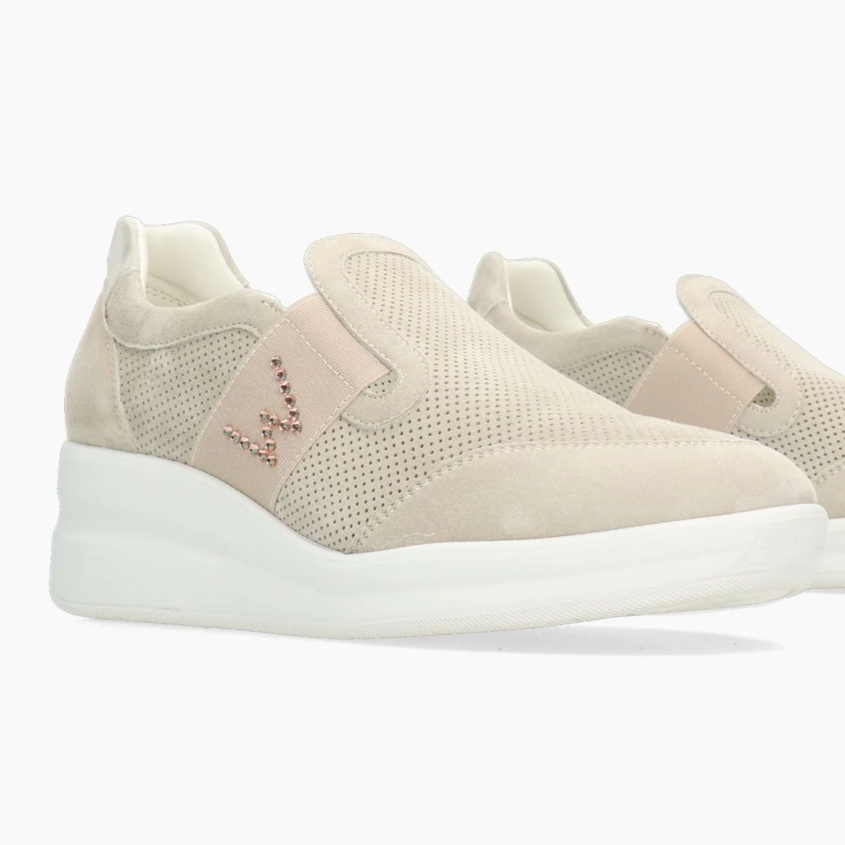SLIP-ON MELLUSO CAMOSCIO BEIGE