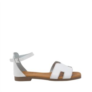 SANDALETTO BIANCO CINTURINO ALLA CAVIGLIA "OH MY SANDALS"
