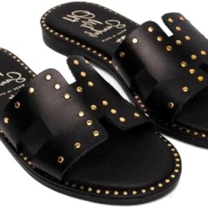 CIABATTINA "OH MY SANDALS" NERA CON BORCHIETTE