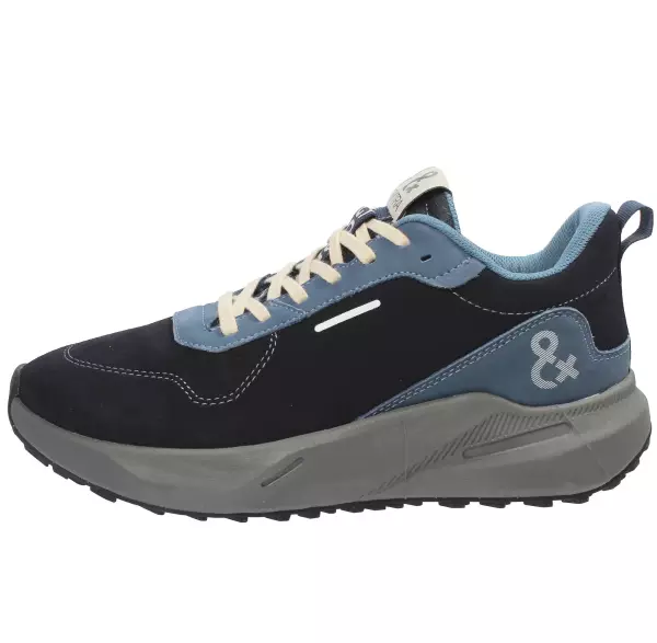 SNEAKER EXTRA CAMOSCIO BLU