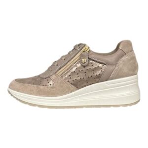 SNEAKER DONNA ENVAL SOFT BEIG LACCI/ZIP