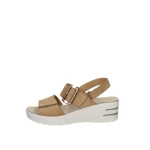 SANDALO MELLUSO BEIGE CON VELCRO