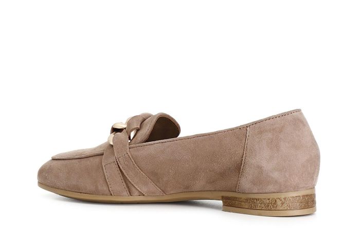MOCASSINO CAFE'NOIR TAUPE CON CATENA - immagine 3
