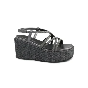 ZEPPA CAFE'NOIR STRASS RAFFIA