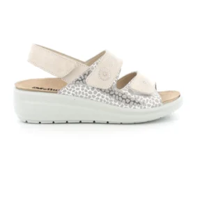 SANDALO MELLUSO WALK BIANCO CON VELCRO