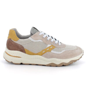 SNEAKERS UOMO ALLACCIATA RETE BEIGE IGI&CO