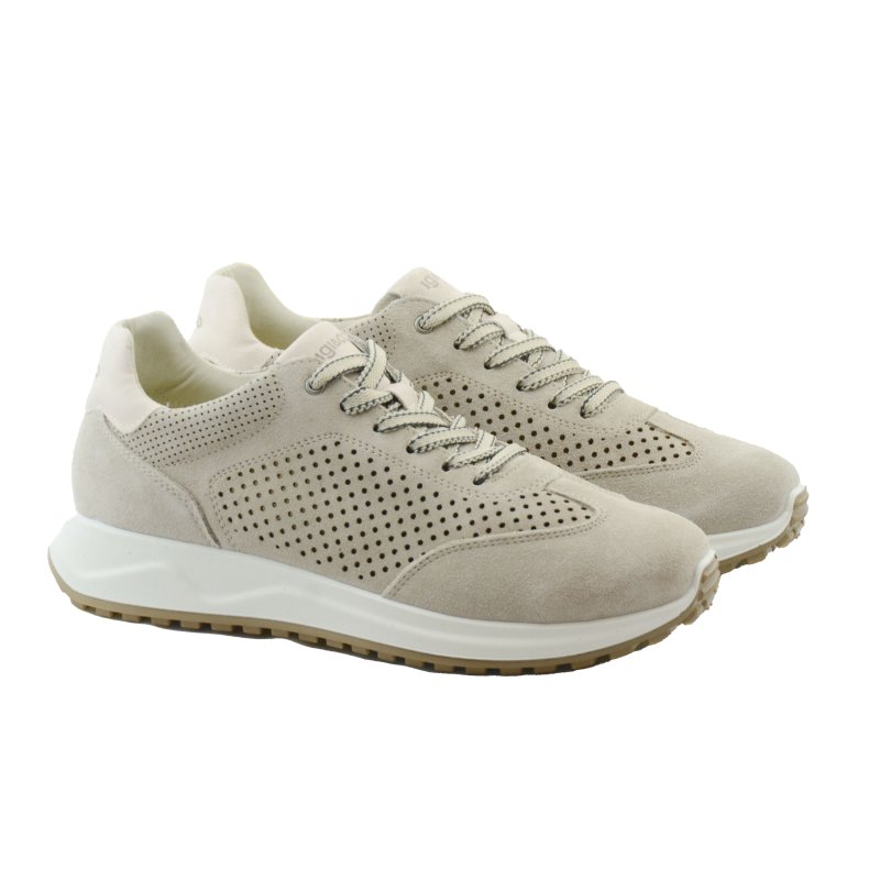 SNEAKER UOMO IGI&CO SCAMOSCIATA BEIGE