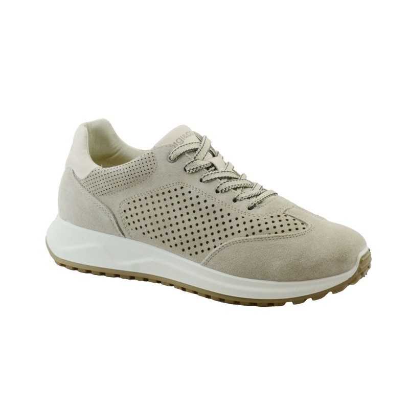 SNEAKER UOMO IGI&CO SCAMOSCIATA BEIGE - immagine 2