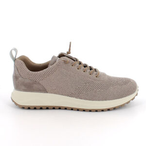 SNEAKERS UOMO RETE TESSUTO FLYKNIT BEIGE IGI&CO