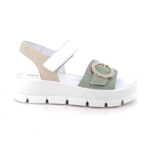 SANDALO DONNA IGI&CO VERDE/BIANCO