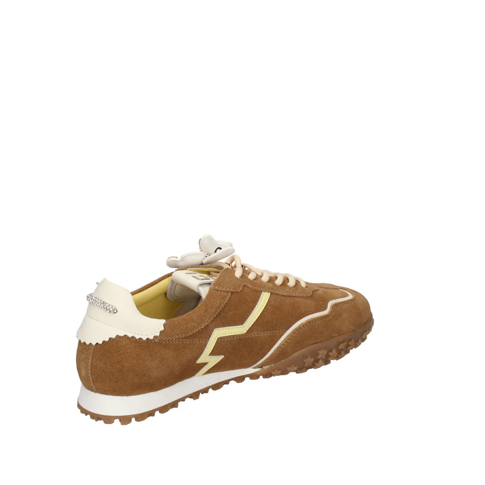 SNEAKERS DONNA GIO+ CUOIO CON ACCESSORI BROWN - immagine 5