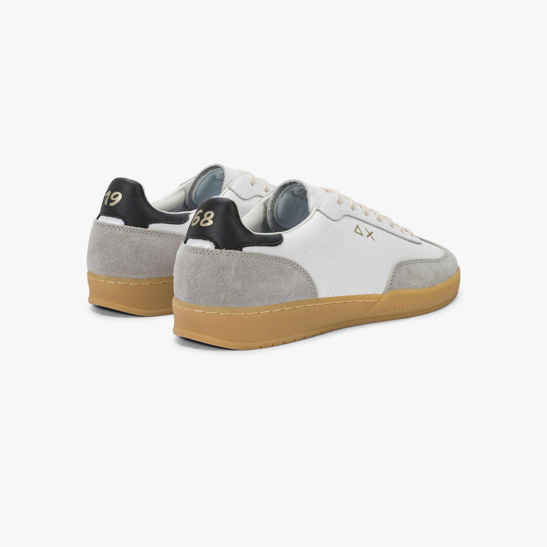 SNEAKERS UOMO SUN68 CALIFORNIA BIANCO/GRIGIO CHIARO - immagine 4