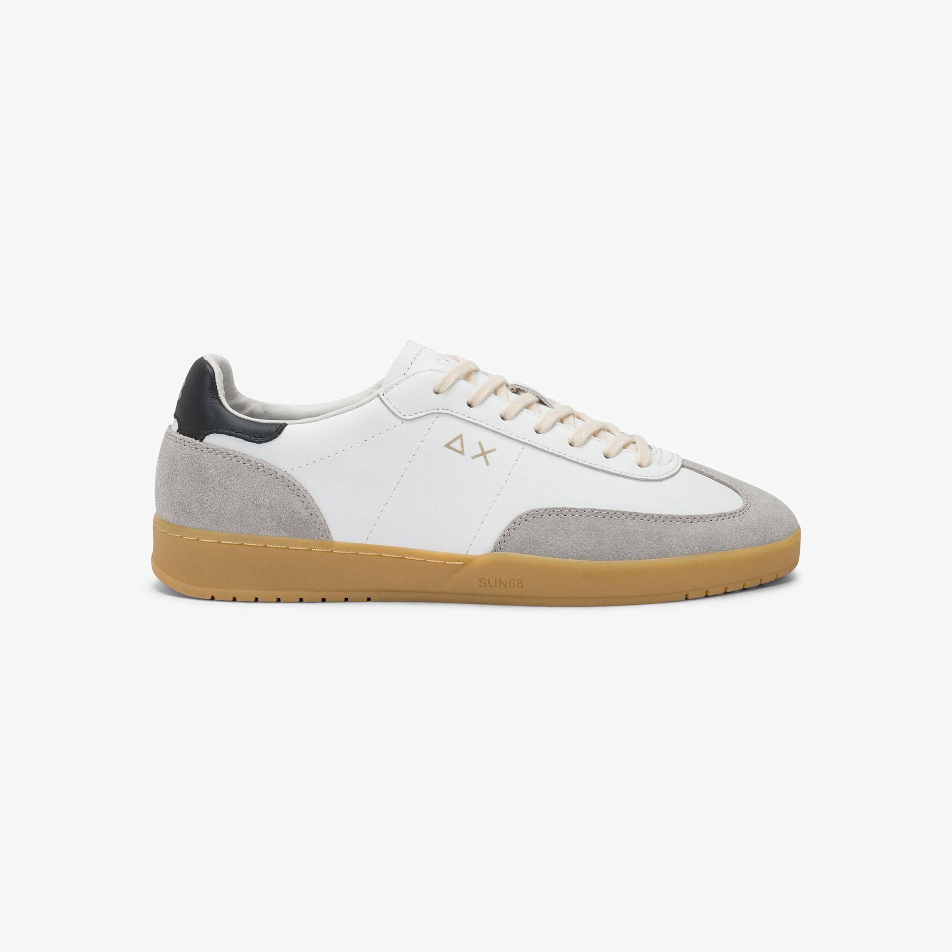 SNEAKERS UOMO SUN68 CALIFORNIA BIANCO/GRIGIO CHIARO