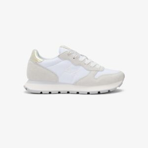 SNEAKERS DONNA ALLY GOLD SILVER SUN68 BIANCO
