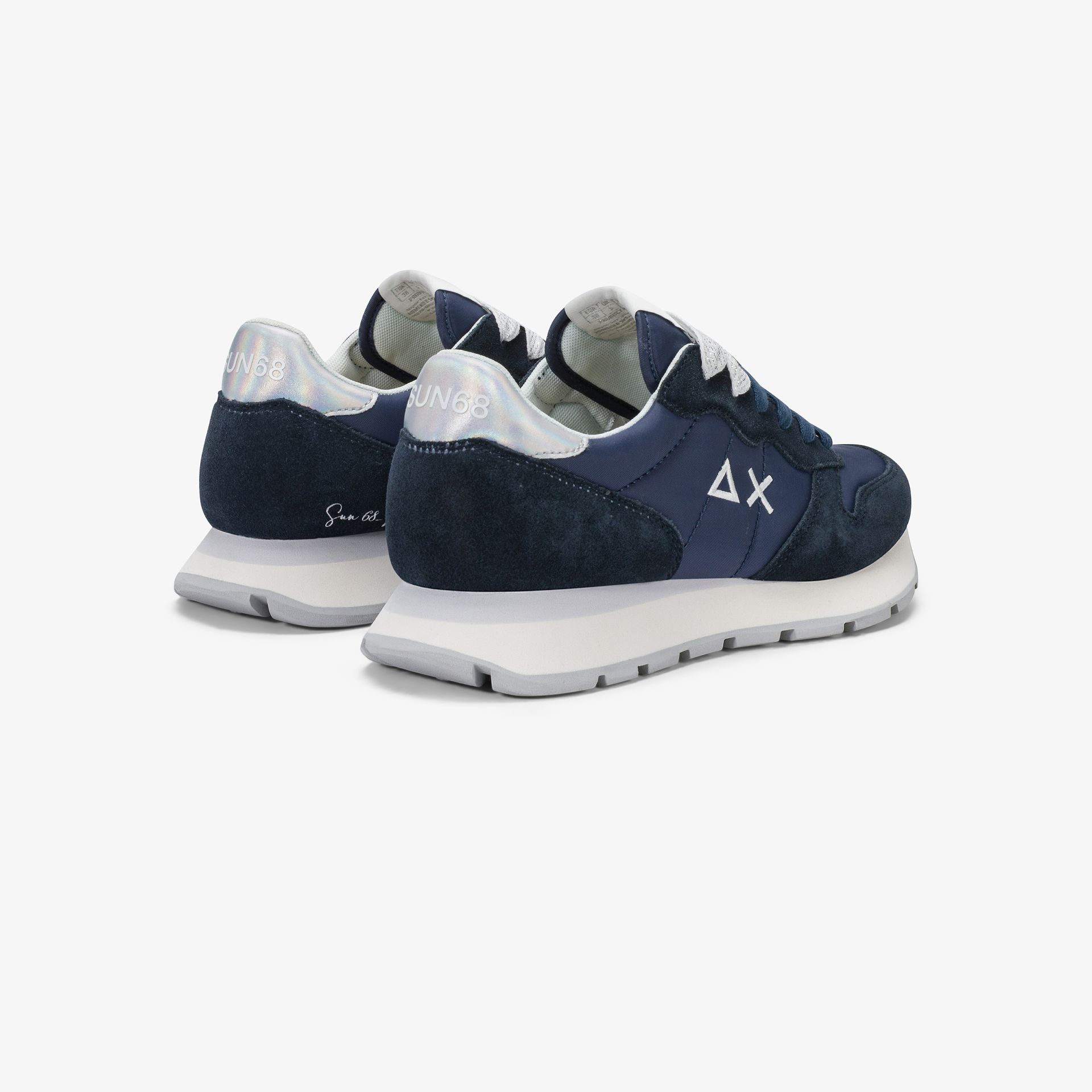 SNEAKERS DONNA ALLY GOLD SILVER SUN68 NAVY BLUE - immagine 3