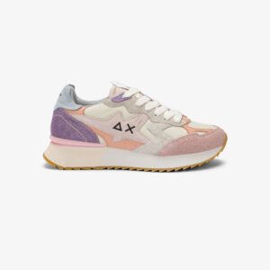 SNEAKERS DONNA STARGIRL MULTICOLOR SUN68 BIANCO PANNA