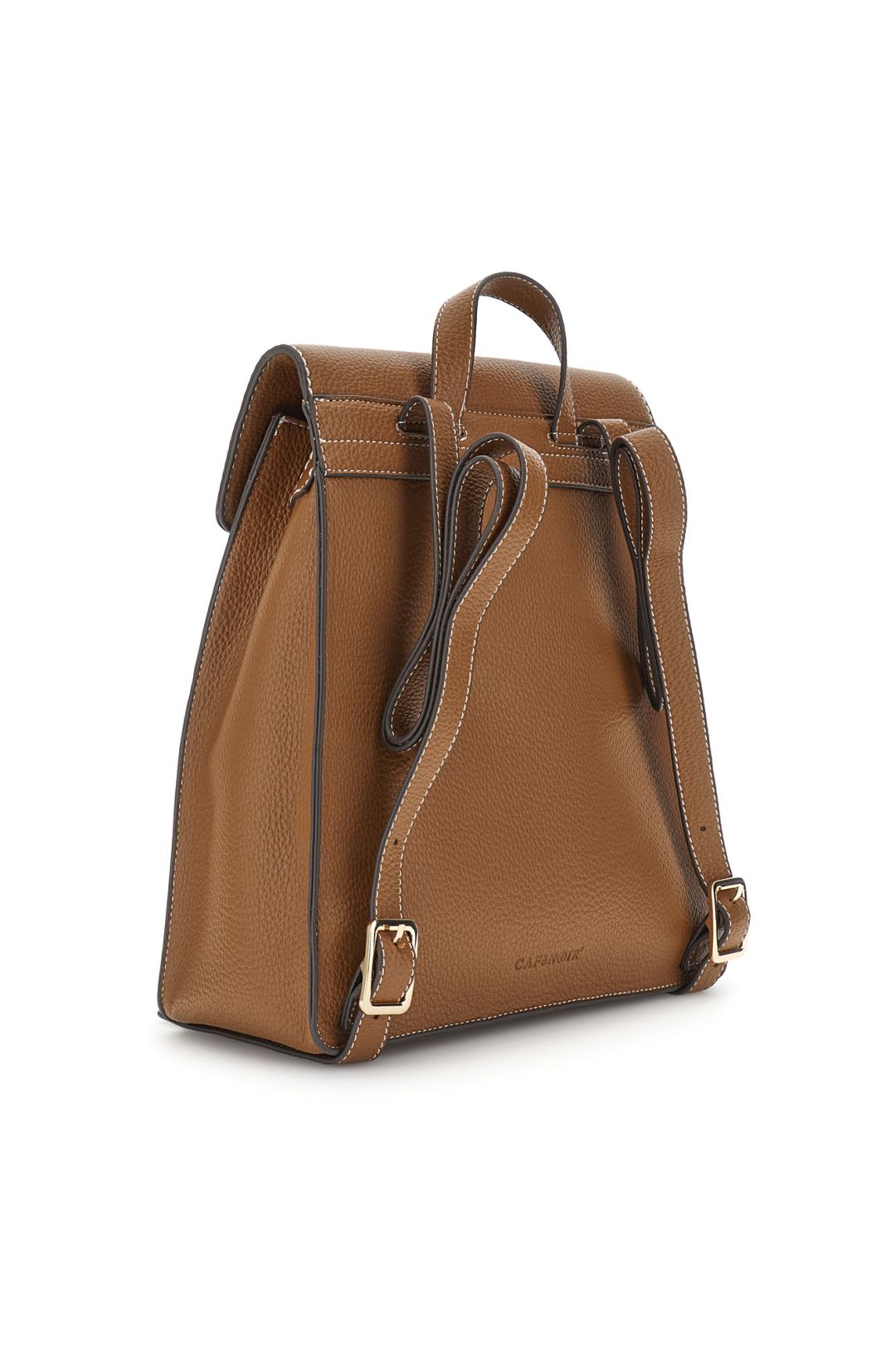 ZAINO DONNA CAFE'NOIR IN PELLE CUOIO CON PATTINA - immagine 3