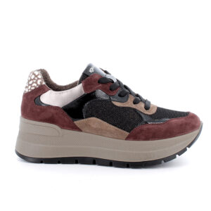 SNEAKERS DONNA IGI&CO BORDEAUX NERO