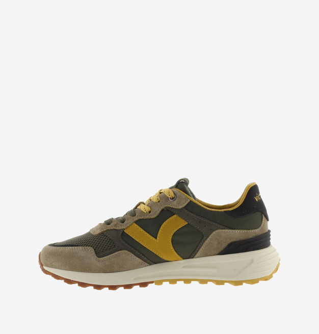SNEAKERS VICTORIA UOMO FLOW VERDE MILITARE/GIALLO - immagine 3