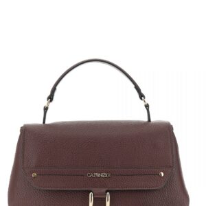 BORSA A MANO CAFè NOIR  CON PATTINA BORDEAUX