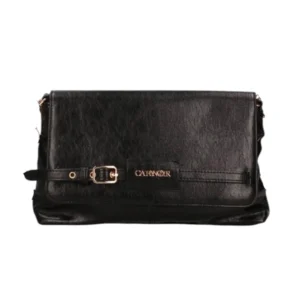 POCHETTE  NERA CAFè NOIR EFFETTO LUCIDO CON TRACOLLA