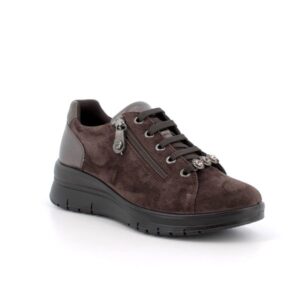 SNEAKERS  ENVAL SOFT MARRONE CON ZIP